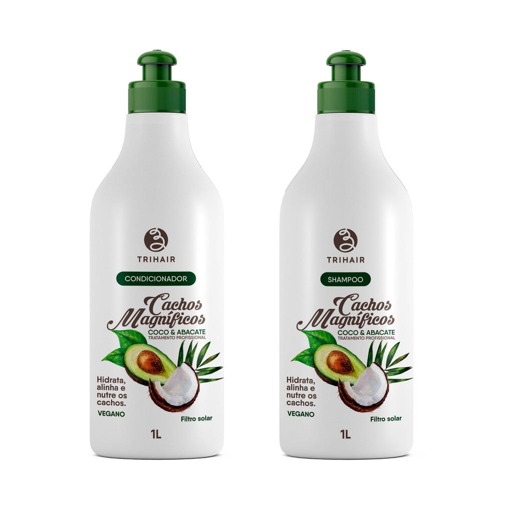 Duo Cachos Magníficos 1L - Trihair em Oferta na Shopee