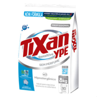 Detergente Po Tixan 8kg Sch Sens Hipoalergenico em Oferta na Shopee