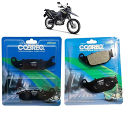 KIT PASTILHA FREIO DIANTEIRA + TRASEIRA XRE190 BROS 160 ABS SAHARA TORNADO 300 2025 +