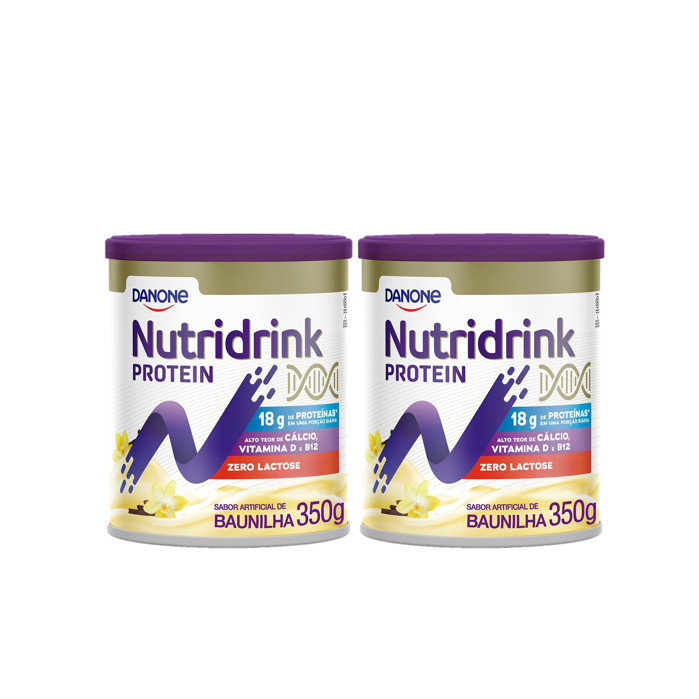 Kit 2 Nutridrink Protein Po Baunilha 350g