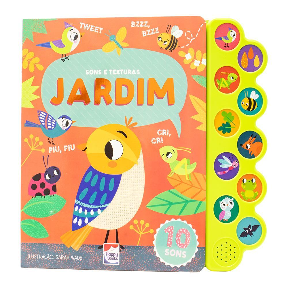 Livro Sons e Texturas: Jardim - Novo DFP