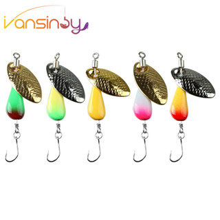 1 Pçs Isca De Pesca Spinner Colher De Lantejoulas Iscas Com Girador Para Baixo Sunfish em Oferta na Shopee