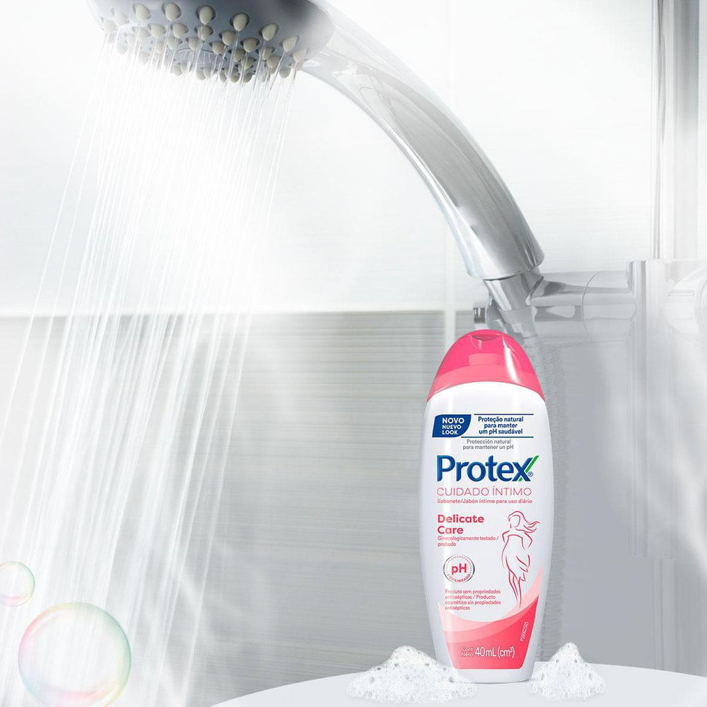 Detalhes do Sabonete Íntimo Protex Cuidado íntimo Delicate Care 40ml