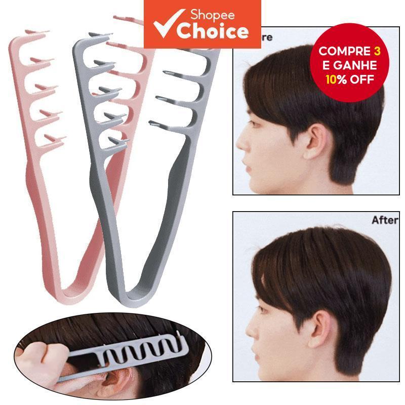 Pente De Estilo De Dentes Largos , Ferramenta De Franja Fofa De Raiz Coreana , Pentes De Volume De Cabelo Para Homens em Oferta na Shopee