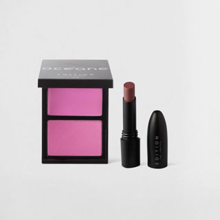 Kit Duo Blush Pink Paint + Batom Rosemary Cremoso Océane Edition (2 Produtos) em Oferta na Shopee