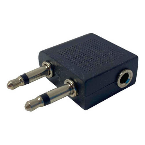 Kit 2 Adaptador De Áudio P2 Fêmea Avião 3,5mm Para Dois P2 Macho It-Blue em Oferta na Shopee