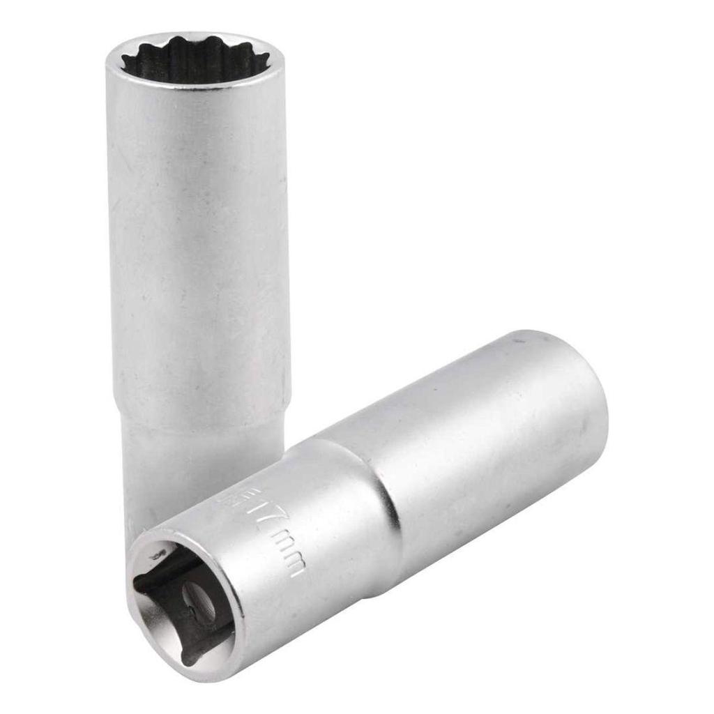 Soquete Estriado Longo 1/2"x21mm Aço CRV 3039210001 Vonder
