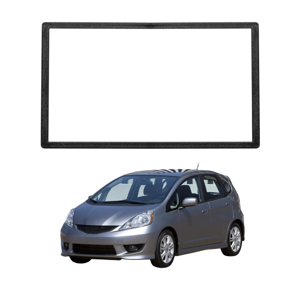 Moldura 2Din Preta Fit 2004 a 2012 City DX 2009 a 2012 Padrão JP Expex - EPX 097