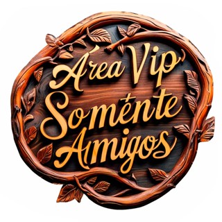 Placa Decorativa MDF para Área Gourmet – Área VIP Somente Amigos Estilo Madeira em Oferta na Shopee