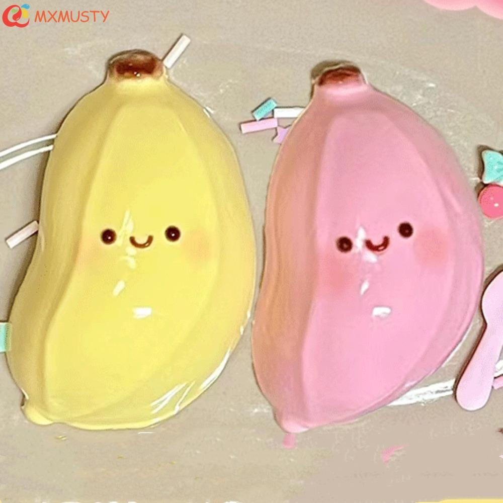 Brinquedo De Aperto De Banana De Simulação MXMUSTY , Lindos Brinquedos De Frutas Super Elásticos Rosa , De Recuperação L