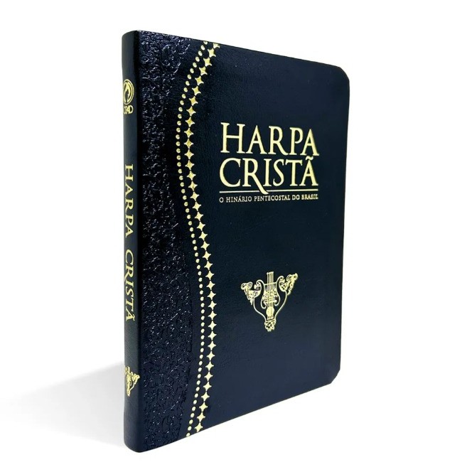 Harpa Cristã Luxo Grande | Preta