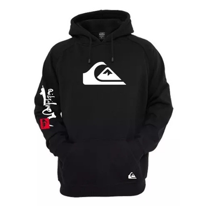 Moletom Masculino Quiksilver Premium Blusa de Frio Surf Confortável Skatista Streetwear