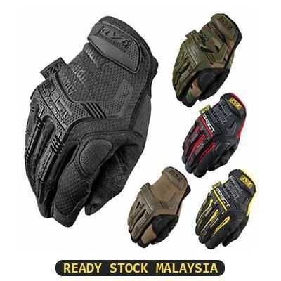 Luvas táticas militares de dedo inteiro, adequadas para fitness, equitação, motociclismo e proteção mecânica.