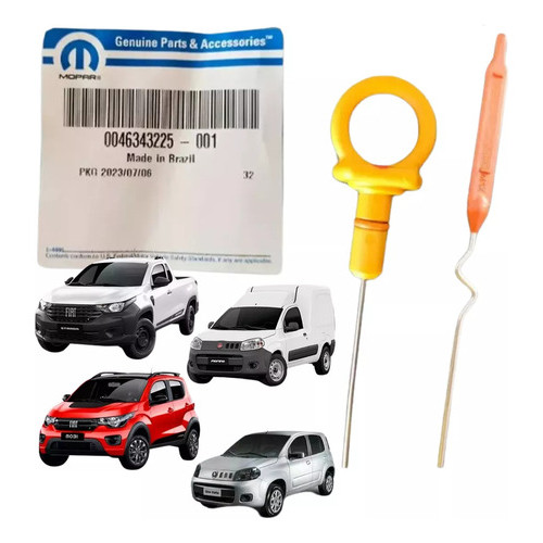 Vareta De Óleo Original Fiat Mobi Grand Siena Nova Strada em Oferta na Shopee