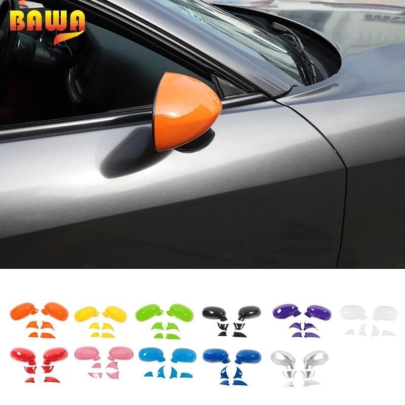 BAWA Espelho Retrovisor Do Carro Capa Completa Decoração Quadro Cobre Para Dodge Challenger 2009 UP Acessórios Externos