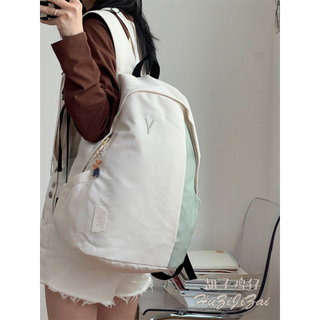 Estudante do ensino médio americano mochila feminina versão coreana ins na moda legal mochila nicho high-End sentir moch