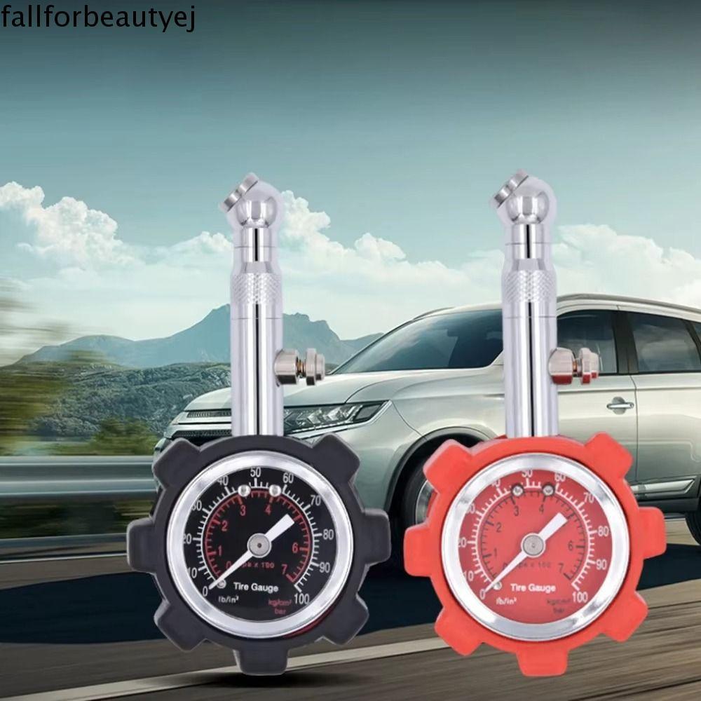 Medidor De Pressão De Ar FALLFORBEAUTYEJ , Capa Protetora De Borracha , Pneu De Alta Precisão , Função De Reinicializaçã