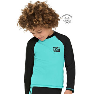 Camiseta de Proteção Infantil Menino Raglan Elian Preto em Oferta na Shopee