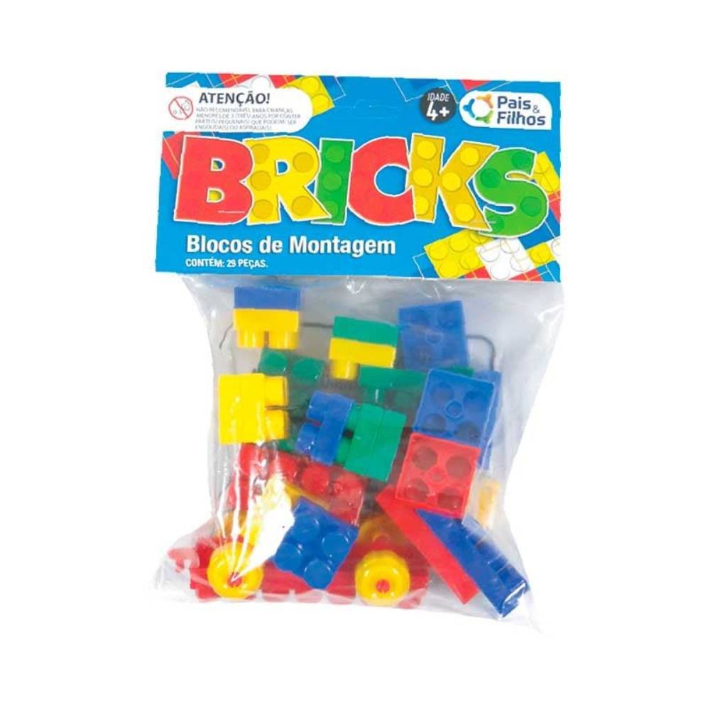 Bloco de Montagem Pais e Filhos Bricks 29 Peças 4745