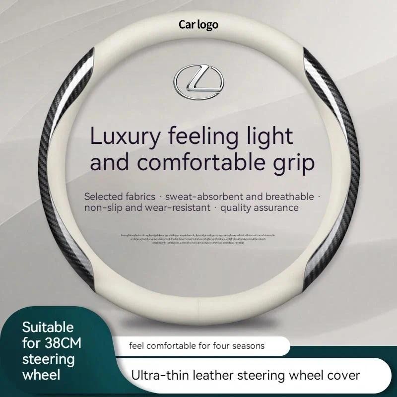 Capa De Volante Do Carro Para Lexus ES200 ES250 ES260 ES300 CT200H Fsport GS GX IS LS LX LX470 LX570 NX RX UX Acessórios