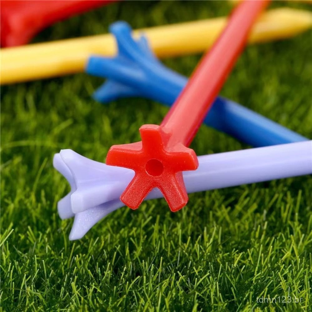 BRUCE1 Conjunto de 100 Tees de Golfe, Suporte de Bola de Plástico com Fricção Reduzida, Assentos Inque