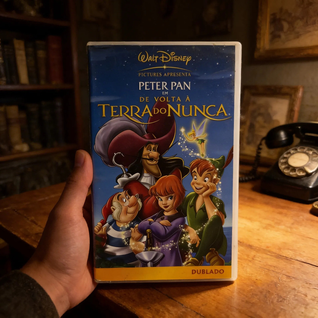 Fita Vhs Peter Pan Em De Volta À Terra Do Nunca - Disney