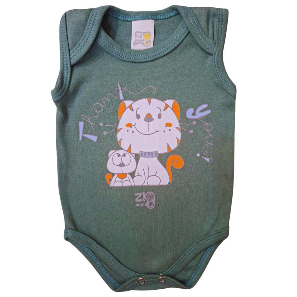 BODY BEBÊ REGATA KIT 5 PEÇAS — imagem 2 de 2