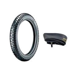 Kit Pneu Vipal 90/90-19 TR300 Dianteiro +1 Câmara Bros XTZ Crosser XRE190 NK150 SHI175 CB400