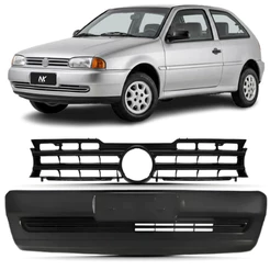 Kit Parachoque Grade Gol Parati Saveiro G2 1995 1996 1997 1998 1999 Cobertura envolvente 1ª Linha Novo