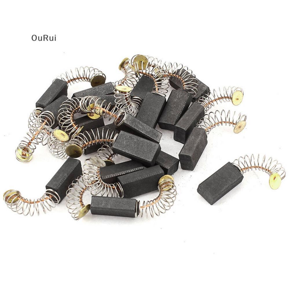 [b & C] 10 Pcs 6.5x7.5x13.5mm Escovas de Carbono Motor Elétrico Genérico { Th }