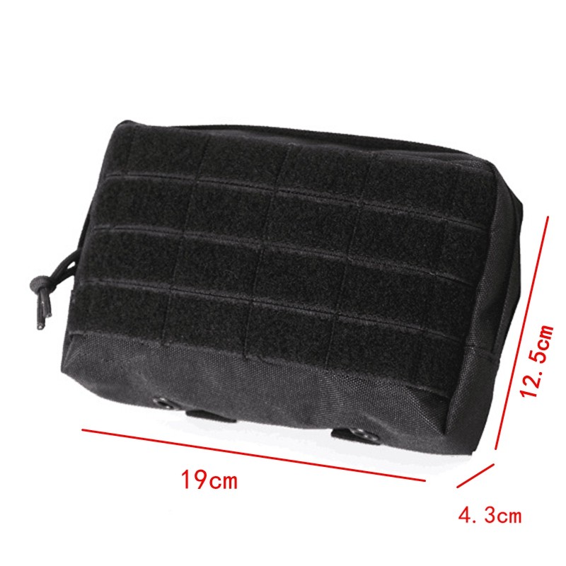 Saco de cintura tático masculino saco de armazenamento de Velcro acessório saco acessório saco de artigos diversos molle