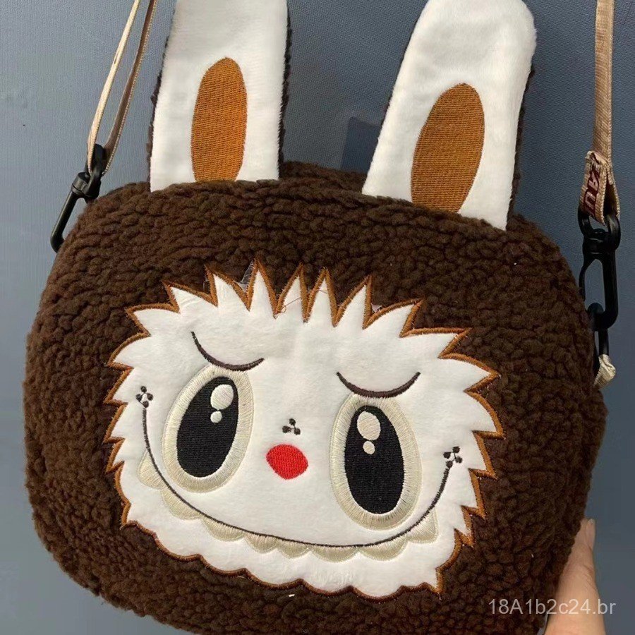 Nova Bolsa Transversal da Moda 2025, Bolsa de Pelúcia, Bolsa Feminina por Atacado, Bolsa de Desenho Animado Fofa, Bolsa 