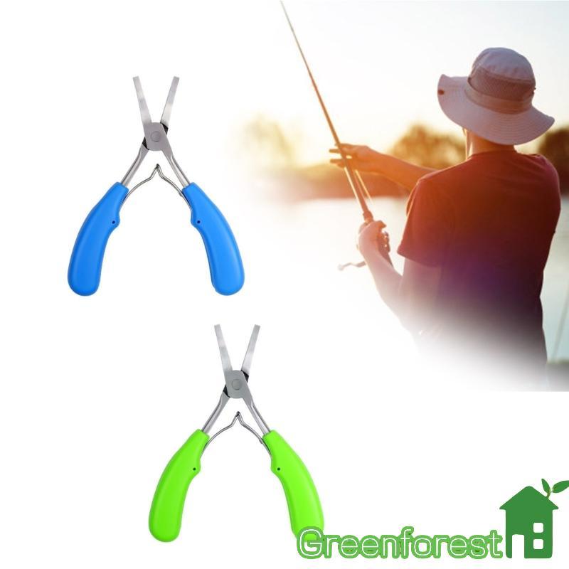 greenfor Multifuncional Pequeno Alicate Pesca Tesoura Antiderrapante Aço Inoxidável Gancho Removedor Linha Peixe Cort