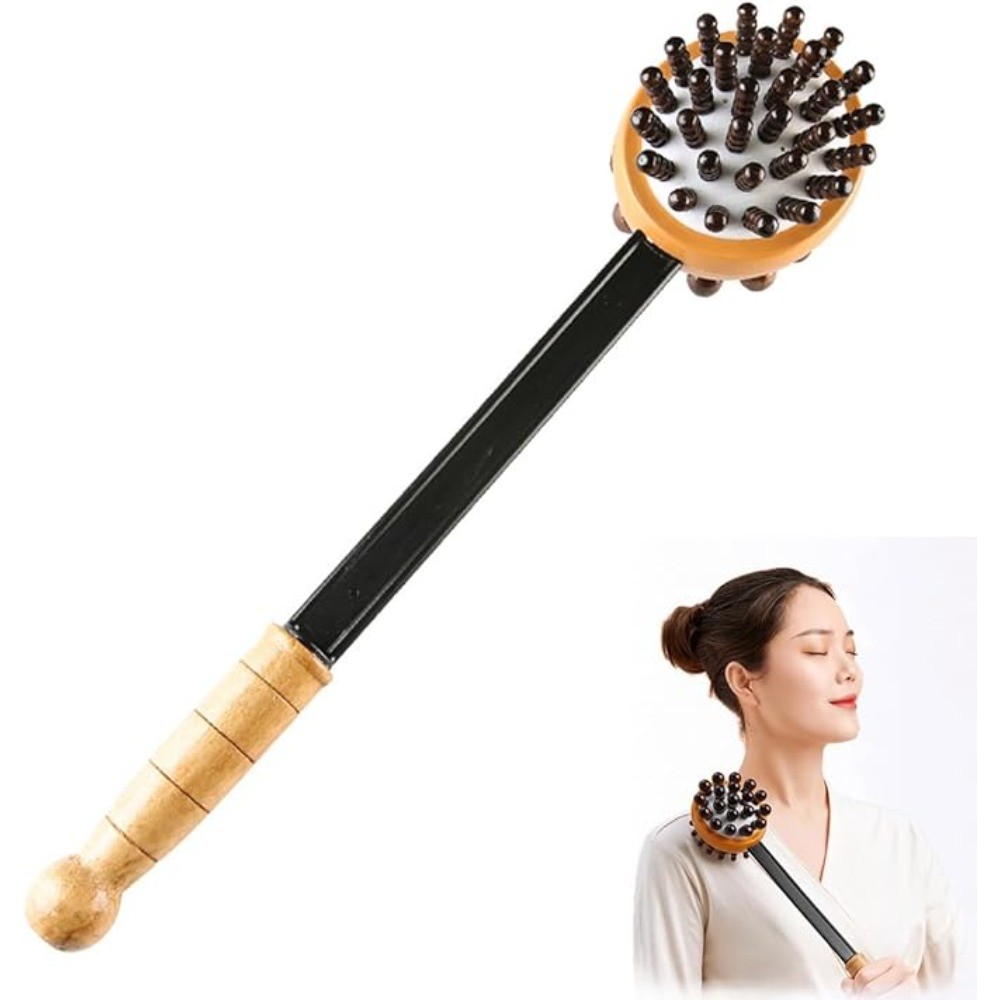 Martelo de Massagem Percussão Cabeça Dupla para Corpo Todo
