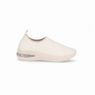 Tênis SoftStep Salto Médio Off White em Oferta na Shopee
