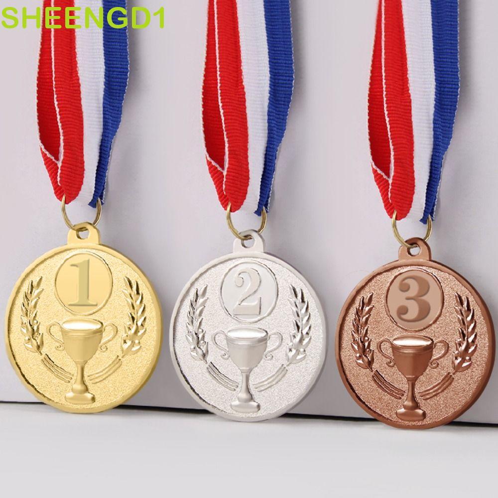 Medalhas De Ouro E Prata SHEENGD1 , Prêmio De Liga De Zinco De Recompensa De Vencedor De Jogos Esportivos , Corrida
