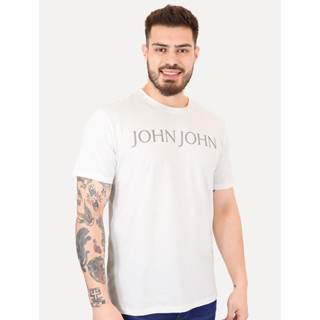 Camiseta John John Masculina Regular Fit Special Bright Branca em Oferta na Shopee