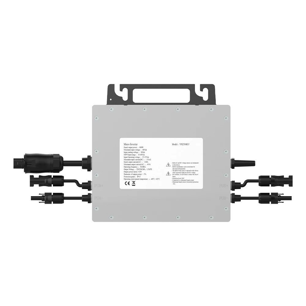 Alta Qualidade Nova Chegada Monofásico Hoymiles Inversores 600W 800 1000 2Mppt Micro Inversor Solar Para Sistema De Pain