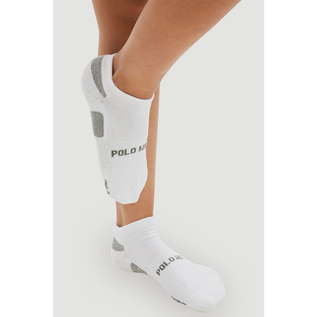 Detalhes do Kit 6 Pares de Meias Cano Curto Femininas Polo Wear Sortido