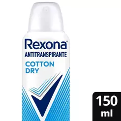 Desodorante Antitranspirante Rexona Cotton Dry Aerosol 150ml