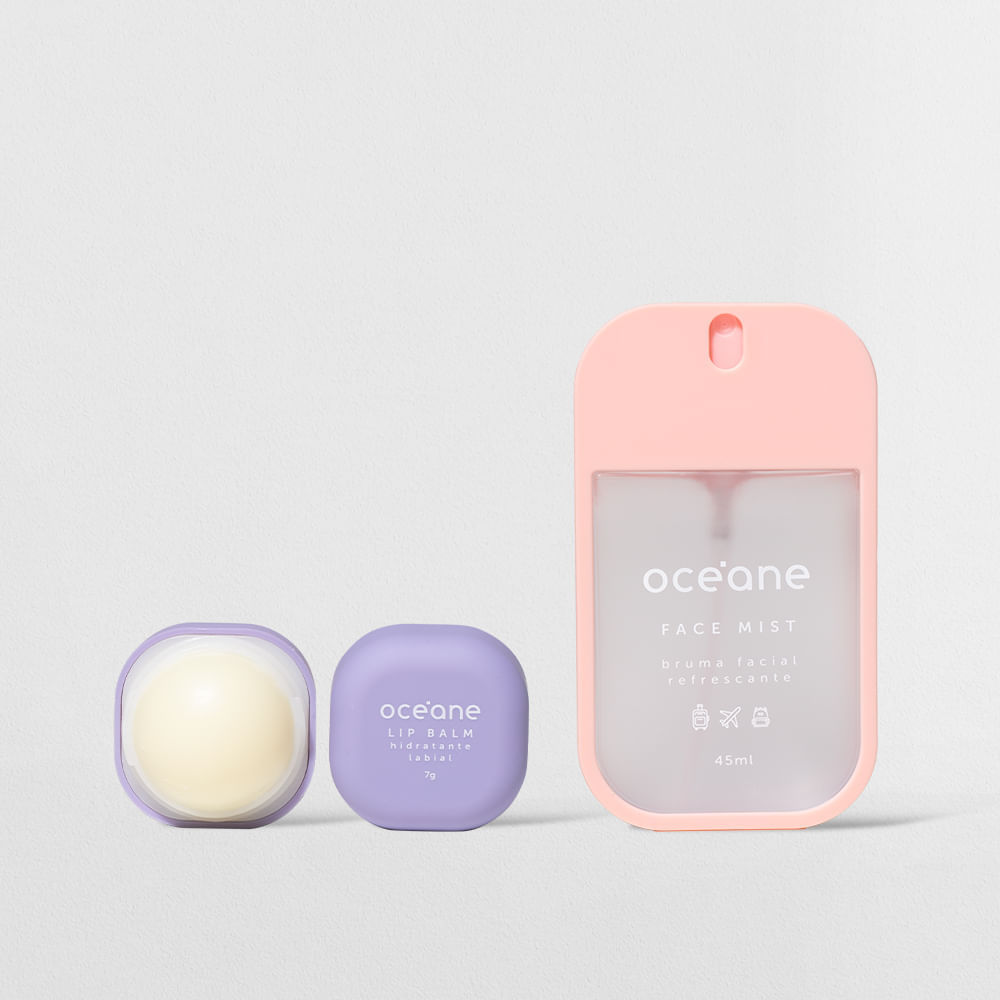 Kit Bruma Facial + Hidratante Labial Travel (2 Produtos) em Oferta na Shopee
