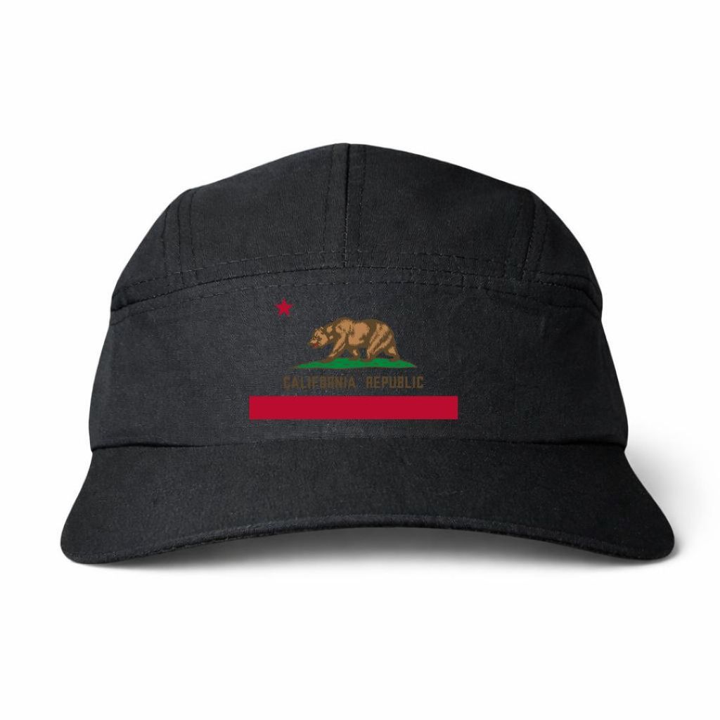 Boné Surf Five Panel California Republic Black