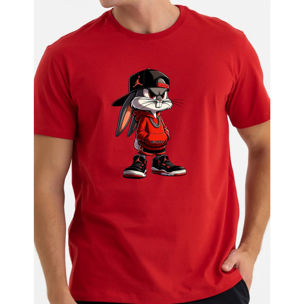 Camisa Camiseta Estampada Pernalonga Premium Exclusiva Verao Envio Já promoção