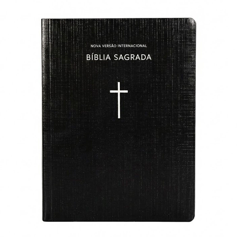 Bíblia Sagrada  | NVI | Capa Brochura Cruz Preta em Oferta na Shopee