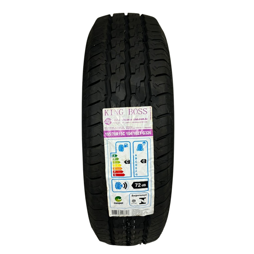 Pneu Aro 15 195/70R15C Kingboss 104/102T G326 Van Kombi Ducato Jumper Boxer Master Carga em Oferta na Shopee