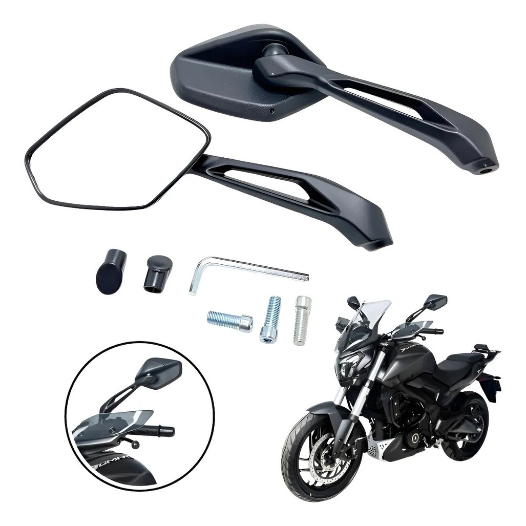 Retrovisor ORIGINAL Bajaj Dominar 400 (Serve em Todas as Motos Honda)