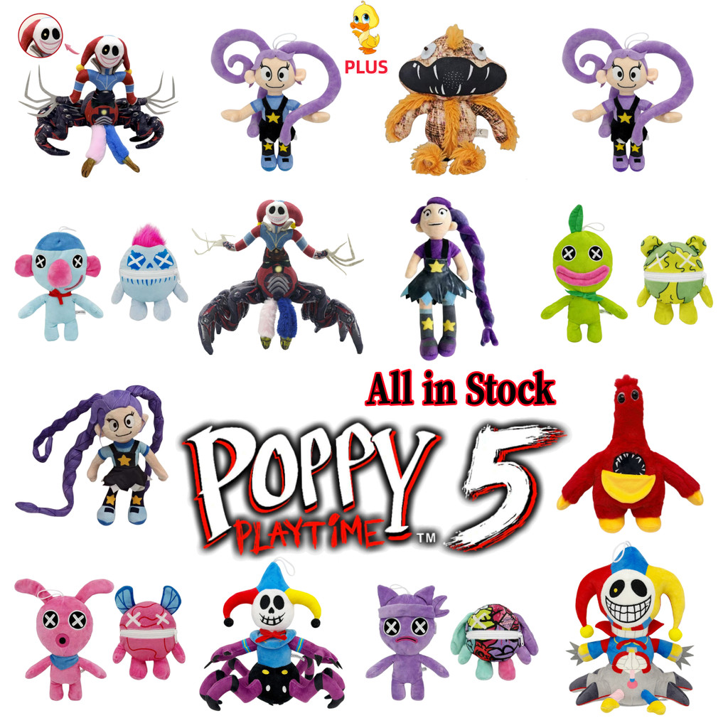 Mais ✨ Bacalhau Poppy Playtime Capítulo 5 Pelúcia Lilylovebrads Theprototype Chum Plushie Boneca Huggy Wuggy 5 Contas