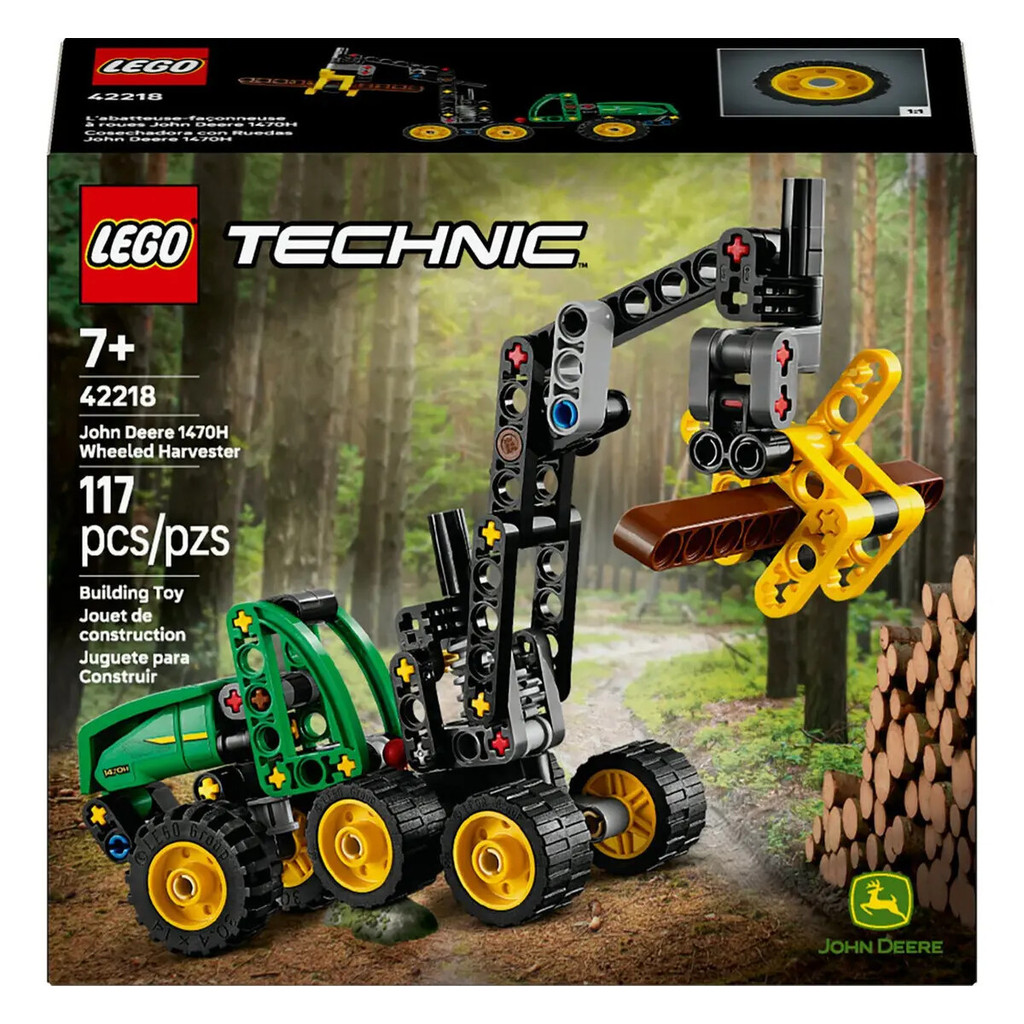 Blocos de Montar - Colheitadeira com Rodas John Deere 1470H M BRINQ