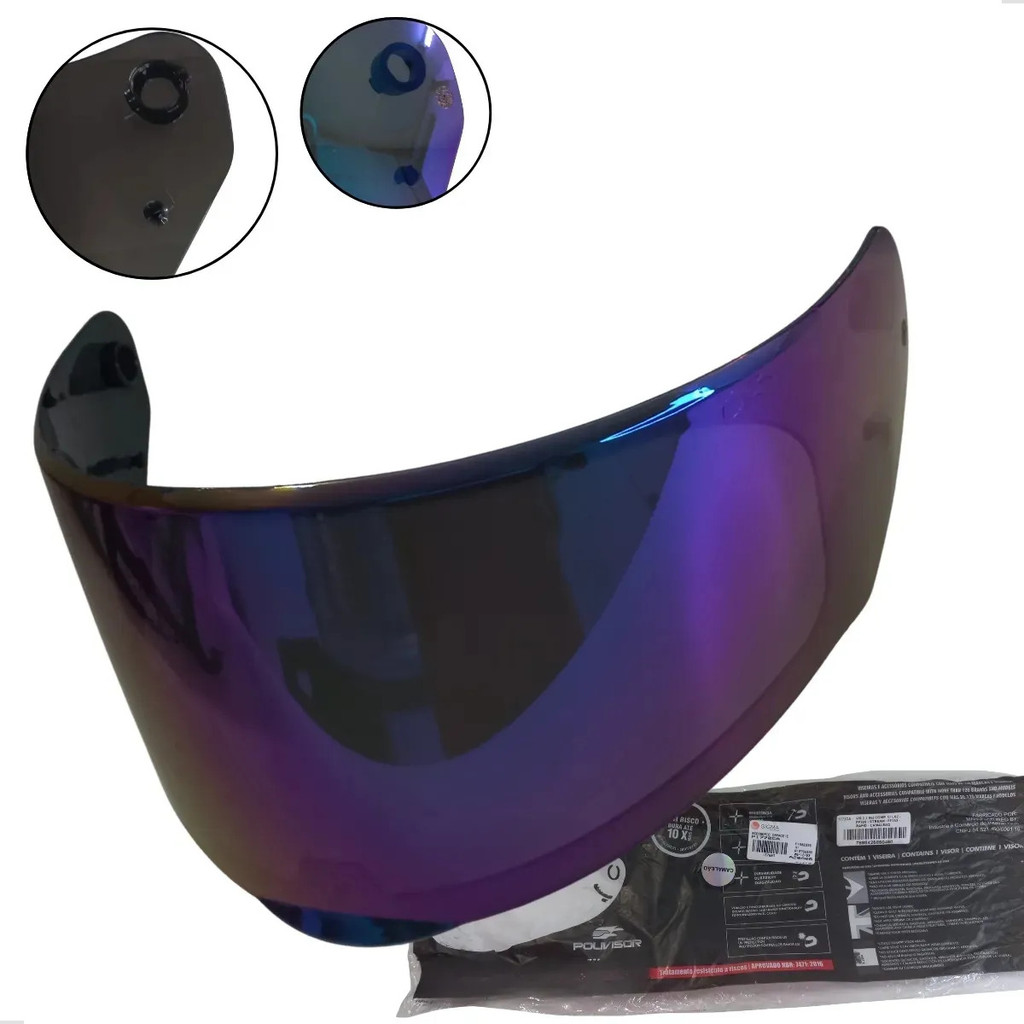 Viseira Para Capacete Ls2 Ff320 Stream Ff353 Rapid Camaleão