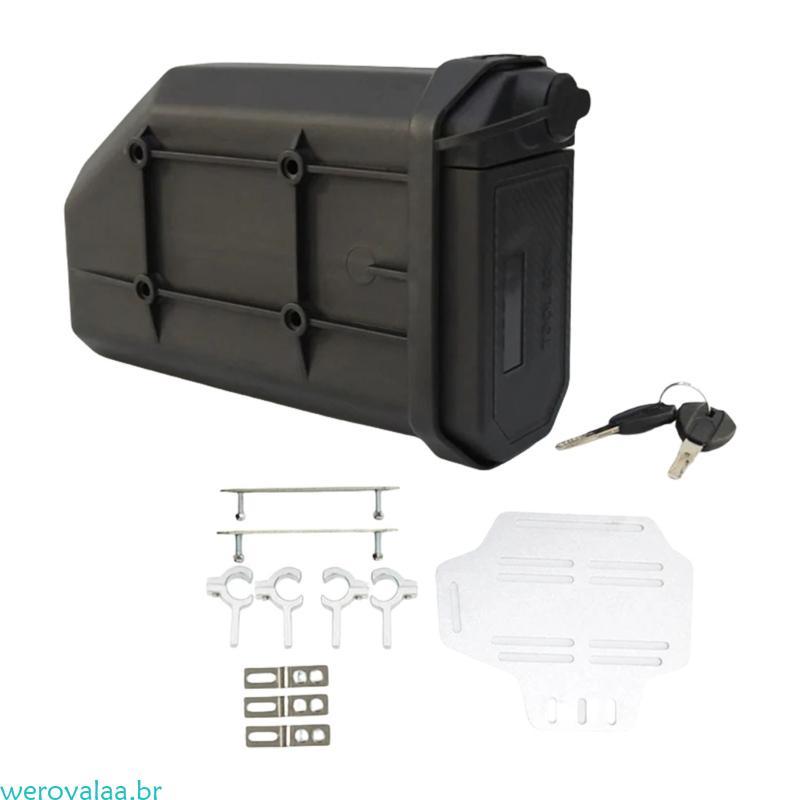 Weroyala Acessórios Decorativos Caixa Ferramentas Para Motocicleta Lateral Bagagem